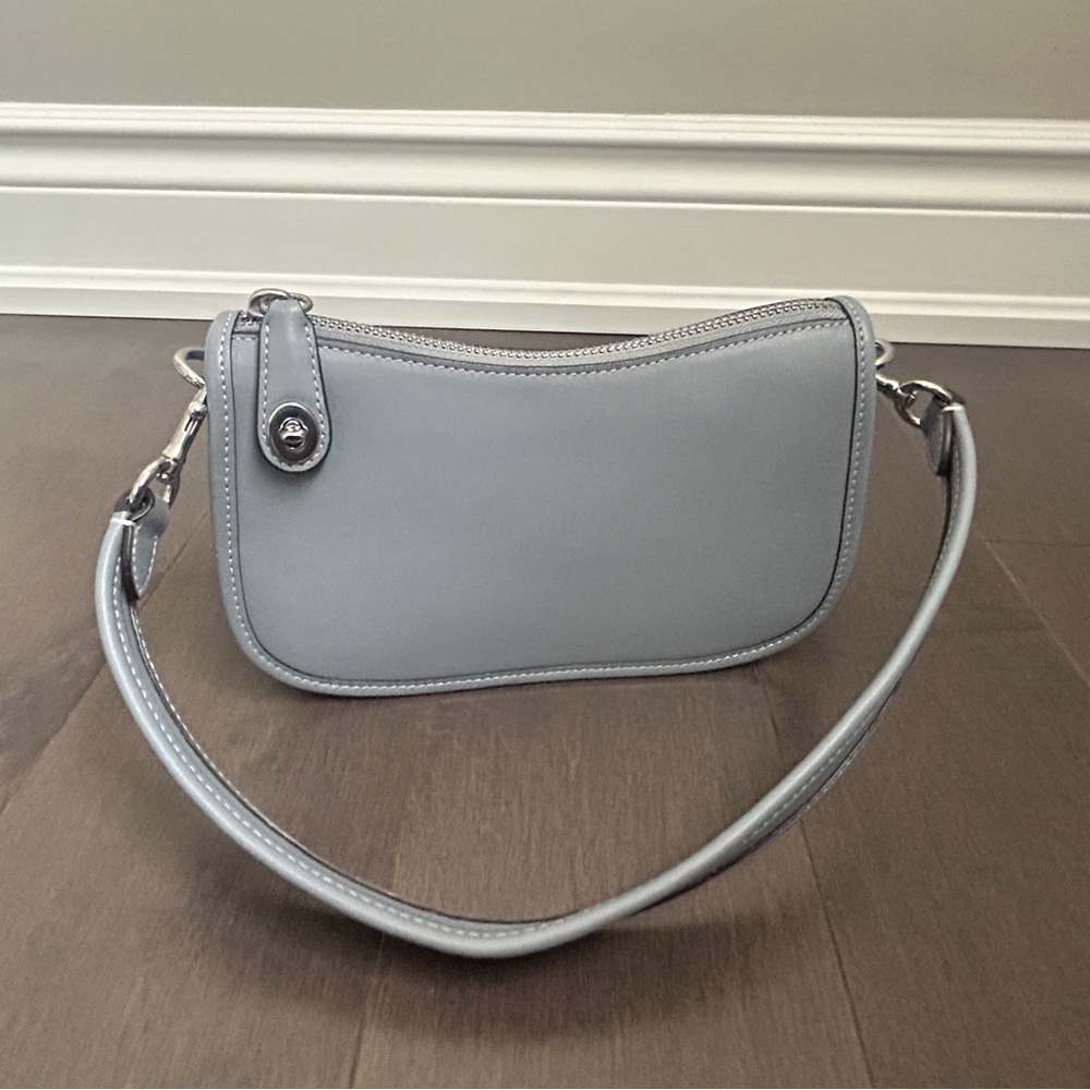 Coach Mini Shoulder Bag in Light Gray